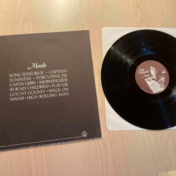 NEIL DIAMOND 1972 MOODS 33 VINYL LP RECORD EXCELLENT - Picture 2 of 2